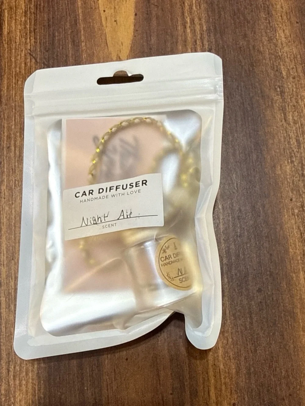 Gold Car Diffuser - Night Air Scent